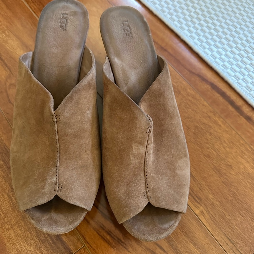 Ugg Platform Slides Size 12 - image 1